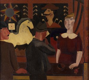 The Shooting Gallery (olie på lærred)
