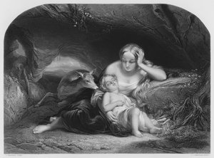 Genevieve af Brabant, fra billedet i Den Kongelige Samling