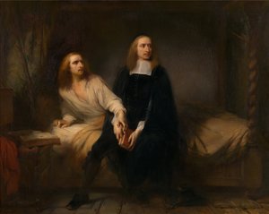 De Witt-brødrene i fangenskab af Gustave or Gustaaf Wappers