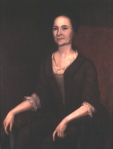 Fru Gustavus Hesselius (Lydia Getchel Hesselius), ca. 1740 (olie på lærred)