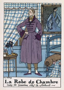 Mands morgenkåbe, illustration fra 