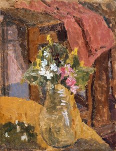 Blomster (olie på lærred) af Gwen John