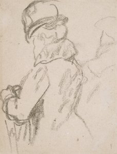 Mademoiselle Pouvereau (kul på papir) af Gwen John
