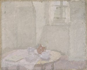 Det lille interiør, ca. 1926 (olie på lærred) af Gwen John