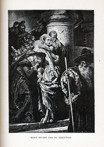 Mary Stuart førte til henrettelse, 1882 af Gyula Benczúr