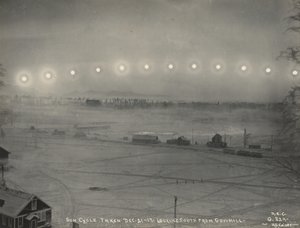 Solcyklus taget 21.-17. dec. Ser mod syd fra Gov. Hill, 1917. af H.G Kaiser