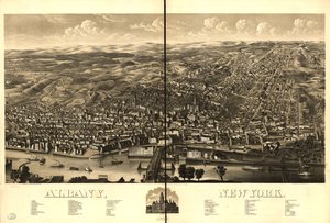 Albany, New York 1879. af H.H. Rowley and Co.; Beck and Pauli