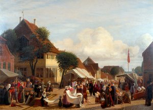 En markedsdag i Fredericia af H.J. Hammer