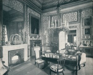 The Prince Consorts Writing Room i Buckingham Palace, c1899, 1901