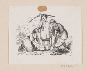 Illustration til "Den lille Idas Blomster" i H.C. Andersen, "Eventyr og Historier", Bind 1 af H.P. Hansen