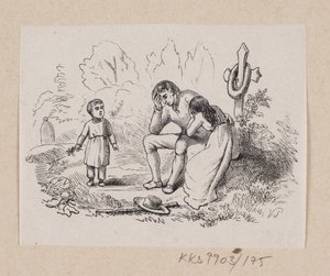 Illustration til "Den sidste Perle" i H.C. Andersen, "Eventyr og Historier", Bind 2 af H.P. Hansen