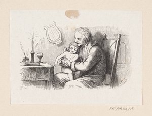 Illustration til "Den uartige Dreng" i H.C. Andersen, "Eventyr og Historier", Bind 1 af H.P. Hansen