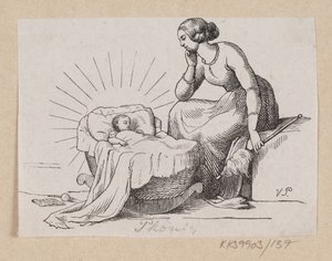 Illustration til "Fugl Phønix" i H.C. Andersen, "Eventyr og Historier", Bind 2 af H.P. Hansen