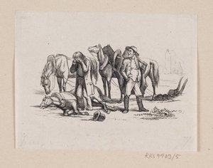 Illustration til "Lille Claus og store Claus" i H.C. Andersen, "Eventyr og Historier", Bind 1 af H.P. Hansen