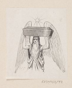 Illustration til "Paradisets Have" i H.C. Andersen, "Eventyr og Historier", Bind 1 af H.P. Hansen