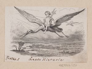 Illustration til "Årets Historie" i H.C. Andersen, "Eventyr og Historier", Bind 2 af H.P. Hansen