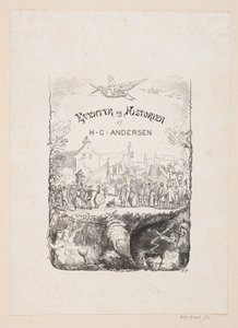 Mellemtitel nr. 2 til H.C. Andersen, "Eventyr og Historier", Bind 1 af H.P. Hansen