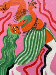 Dansende abstrakt figur
