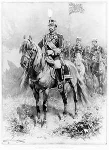 Hans kejserlige majestæt Mutsuhito, kejser af Japan (1852-1912) fra The Illustrated London News, 16. januar 1904 af H.W. Koekkoek
