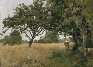 Bretagne Landskab af H. Bolton Jones