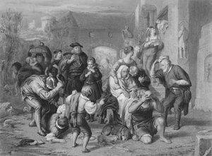 Menneskets syv aldre, som du kan lide det, c1870 af H. Bourne