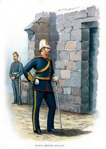 Halifax Garnison Artillery, c1890. af H. Bunnett