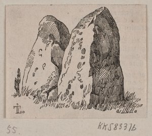 Illustration til "Stenmonumenter" af H. C. Henneberg