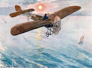 Bleriot krydser kanalen, 25. juli 1909