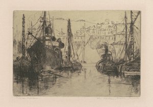 Havnen, Quebec, Canada af H. Ivan Neilson