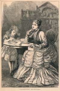 Valentinsmodtagere, 1875. af H. Johnson