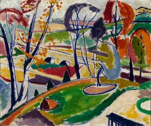 Flad indretning, 1915. af H Lyman Sayen
