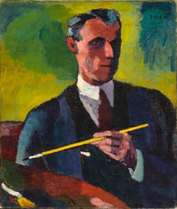 Selvportræt af H. Lyman Sayen
