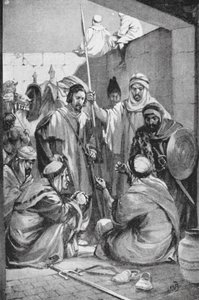 Arabere planlægger et oprør (litografi)