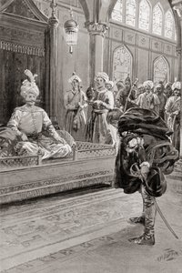 Sir Anthony Shirley besøger Shah Abbas den Stores hof, Persien i 1599, fra Hutchinson