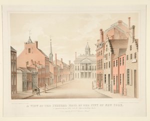 Udsigt over Federal Hall of the City of New York af H. R. Robinson