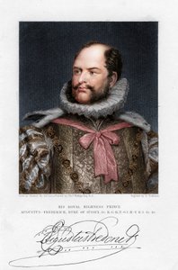 Prins Augustus Frederick, hertug af Sussex, 1800-tallet af H. Robinson
