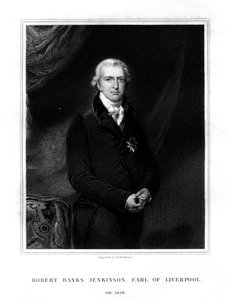 Robert Banks Jenkinson, 2. jarl af Liverpool, Storbritanniens premierminister, 1834.