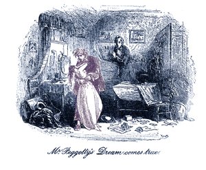 David Copperfield af Hablot Knight Browne