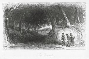 Londons gader: The Tramps (gravering)