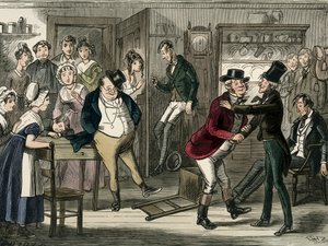 The Pickwick Club af Charles Dickens af Hablot Knight Browne