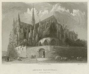 Amiens Cathedral, South East View af Hablot Knight Browne