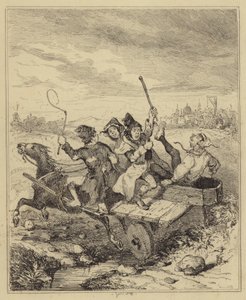 En irsk Wake af Hablot Knight Browne