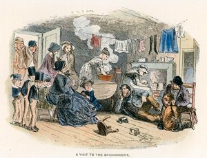 Illustration til Bleak House af Hablot Knight Browne