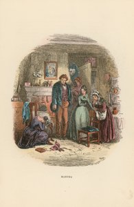 Illustration til David Copperfield af Hablot Knight Browne