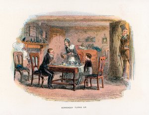 Illustration til David Copperfield af Hablot Knight Browne