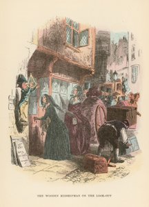 Illustration til Dombey og søn af Hablot Knight Browne