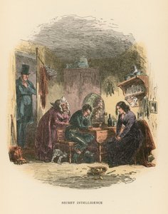 Illustration til Dombey og søn af Hablot Knight Browne