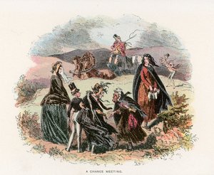 Illustration til Dombey og søn af Hablot Knight Browne