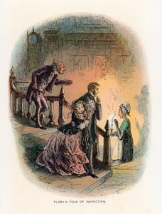 Illustration til Lille Dorrit af Hablot Knight Browne
