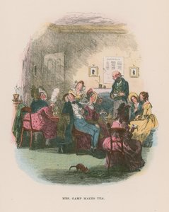 Illustration til Martin Chuzzlewit af Hablot Knight Browne
